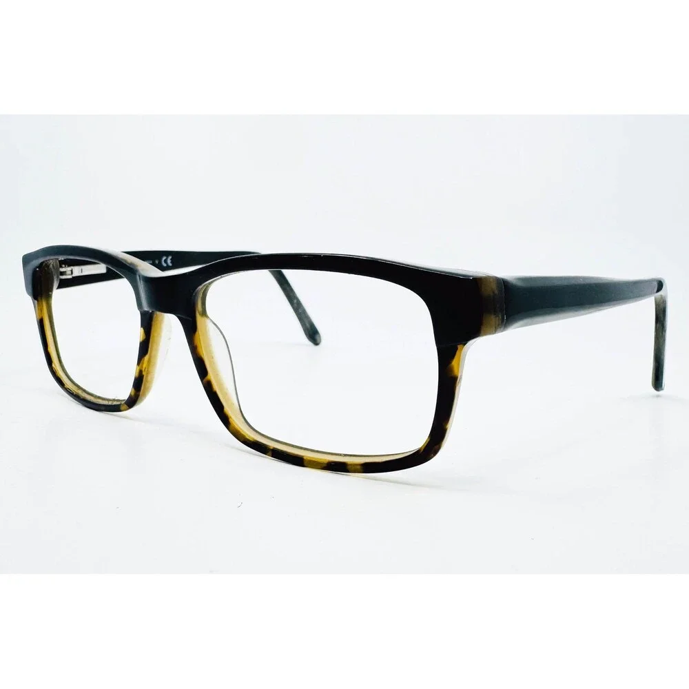 Morgenthal Frederics Eyeglass Frames Mens Black Tortoise MS 2053 53-17-140